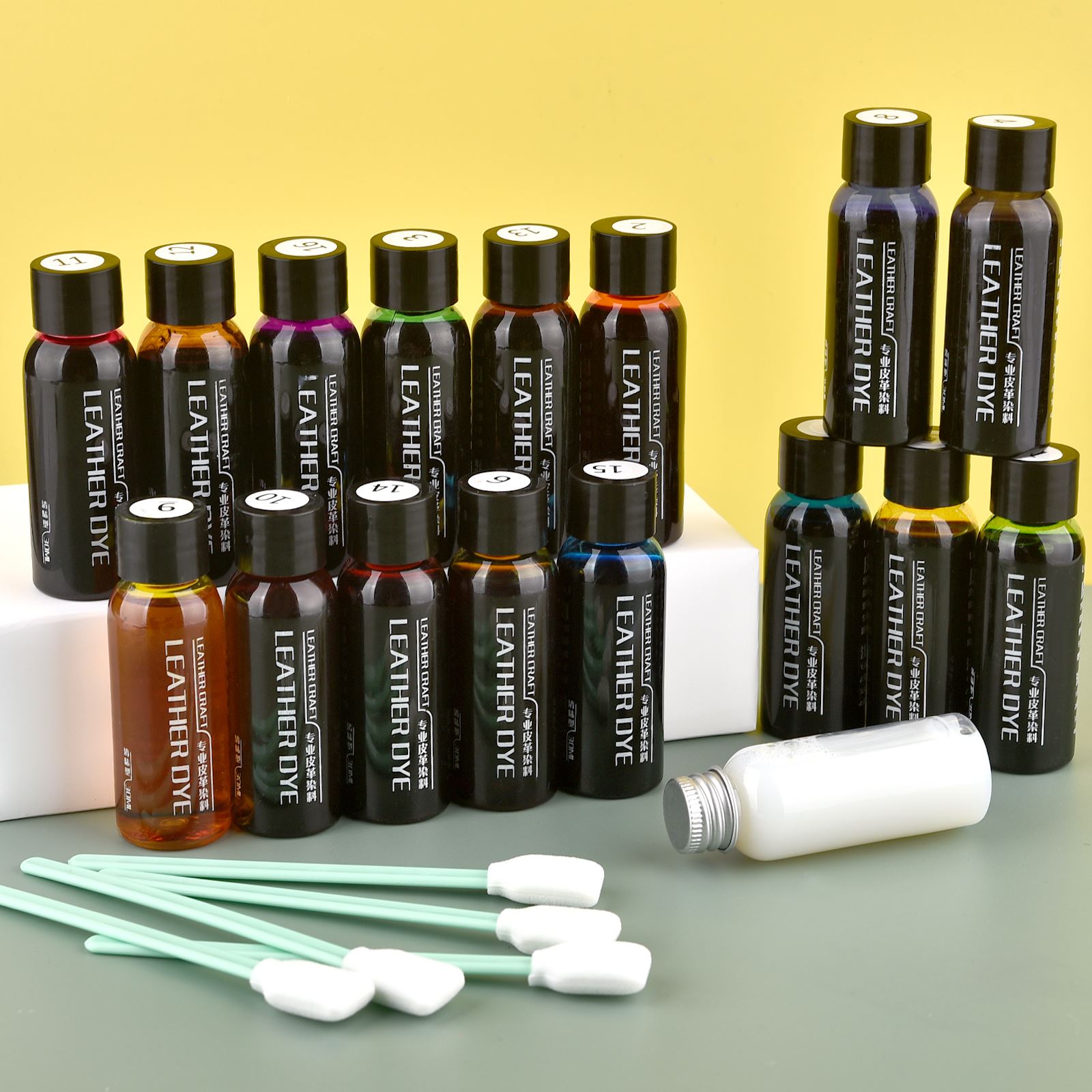 30ml ขอบหนังสีน้ํามันสีย้อมสีเ - Leather Shoe Polish บทวิจารณ์และราคา