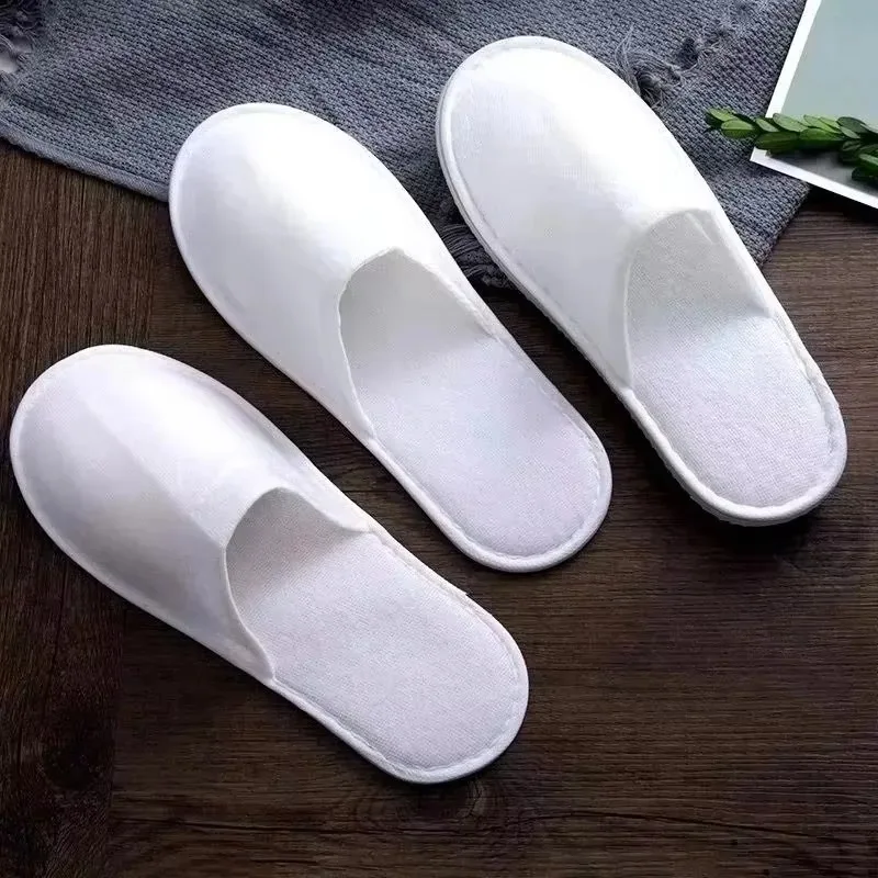 รองเท้าแตะโรงแรมสีขาวแบบใช้แล้ - Shoe Cleaner บทวิจารณ์และราคา