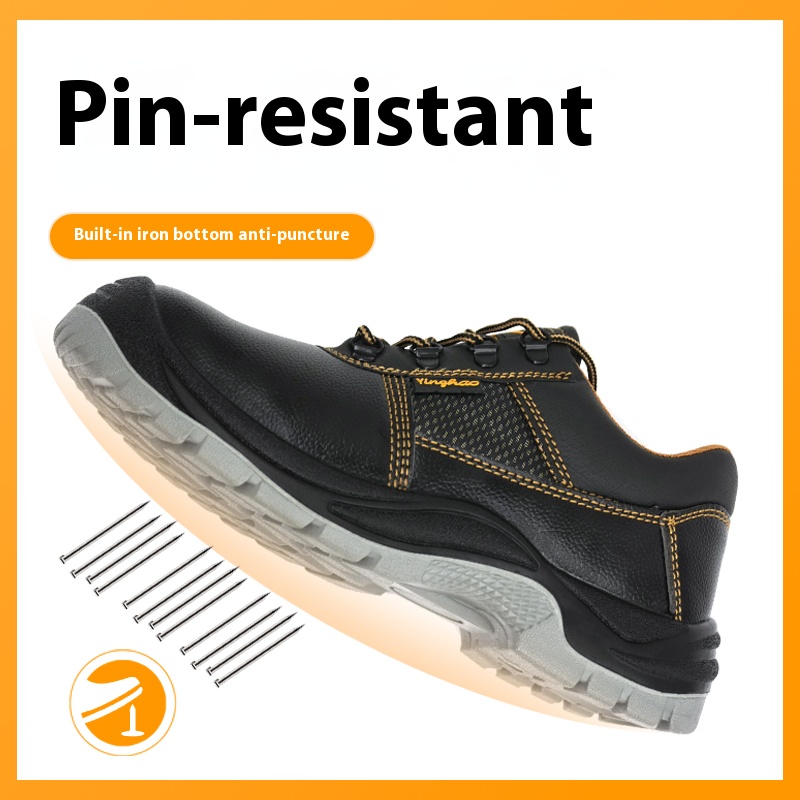 รองเท้าป้องกันแรงกระแทกป้องกัน - Leather Shoe Polish บทวิจารณ์และราคา