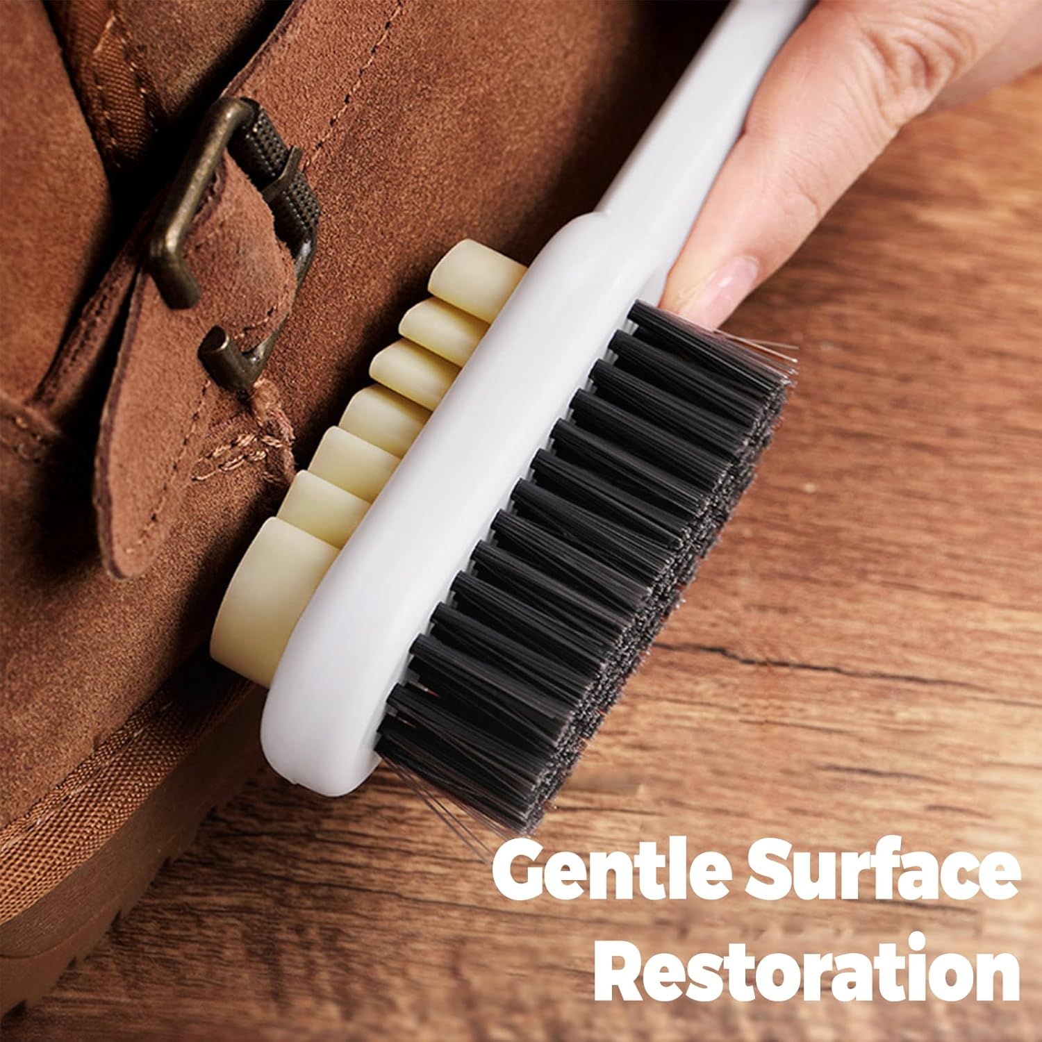 แปรงทำความสะอาดหนังกลับ 1 ชิ้น - Shoe Cleaning Brush บทวิจารณ์และราคา